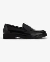 Genuine Leather Loafer Dress Shoe Black Men's 8.5