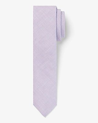Textured Solid Lilac Purple Tie