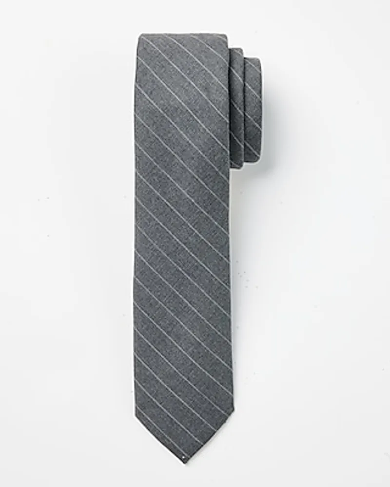 Edition Pinstripe Wool Tie Men's Gray