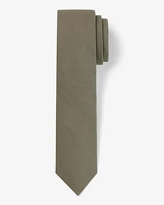 Olive Solid Tie