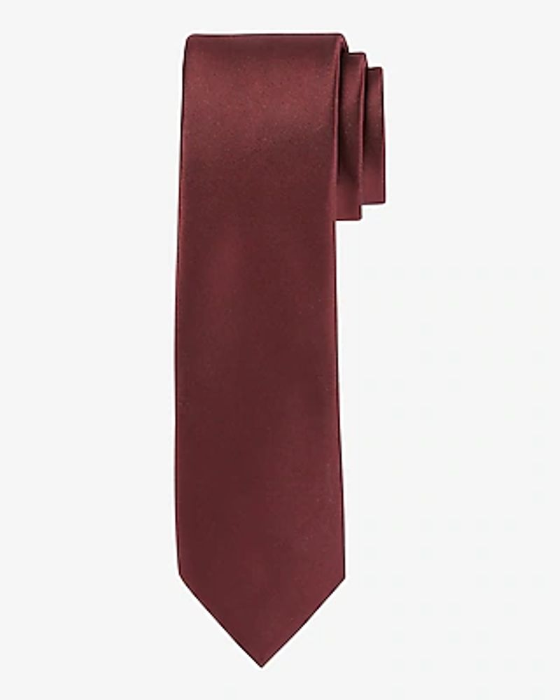 Burgundy Solid Tie