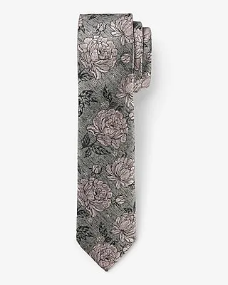 Light Pink Floral Tie