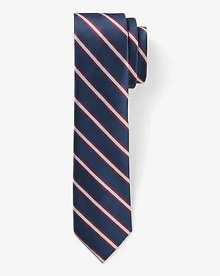 Navy Striped Tie Blue Men's REG