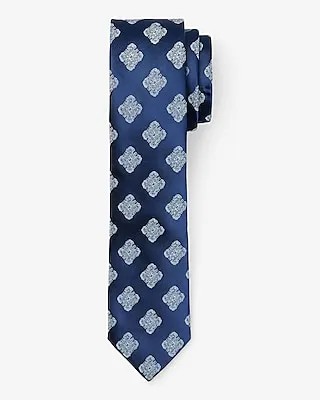 Ornate Geo Tie Men's Blue