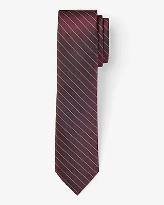 Burgundy Striped Tie