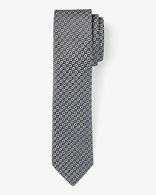 Gray Mini Geo Tie Men's Gray
