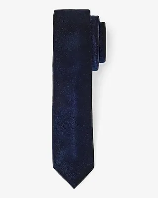 Navy Velvet Tie Blue Men's REG