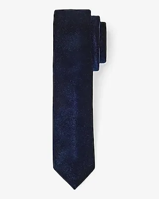 Navy Velvet Tie