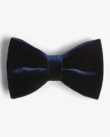 Navy Velvet Bow Tie Blue Men's REG