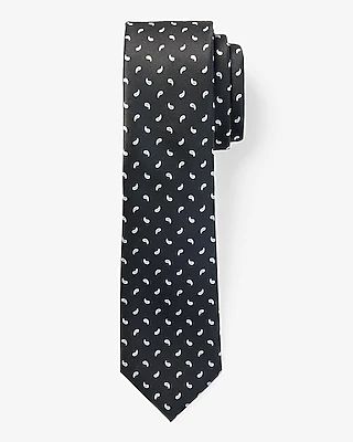 Paisley Printed Tie Men's Black