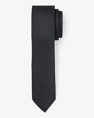 Black Mini Geo Tie Men's Black