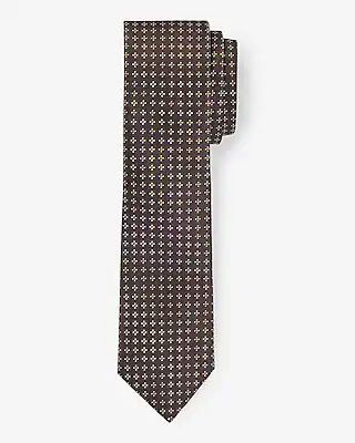Brown Mini Pattern Tie