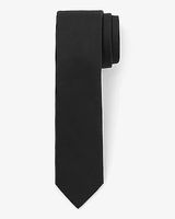 Black Solid Tie Men's Black