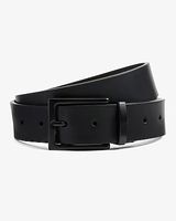 Reversible Leather Prong Buckle Belt Black Men's