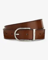 Black & Brown Genuine Leather Reversible Belt Brown Men's 30/32