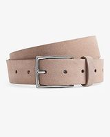 Tobacco Genuine Suede Prong Buckle Belt Brown Men's 34/36