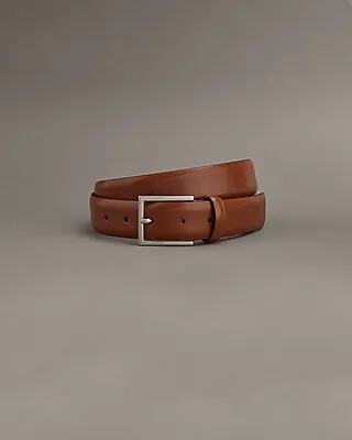 Edition Polished Brown Genuine Leather Belt