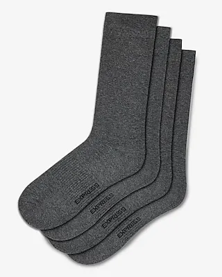 2 Pack Charcoal Dress Socks Men's Gray