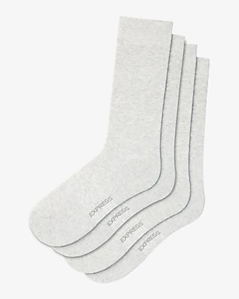 2 Pack Heather Gray Dress Socks Men's Gray