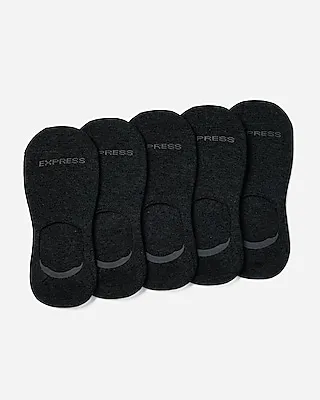 5 Pack Black No Show Socks