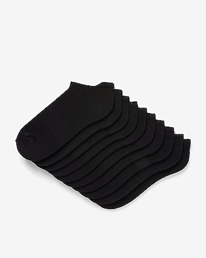 5 Pack Black Ankle Socks Men's Black