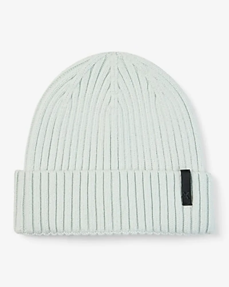 Light Blue Ribbed Beanie