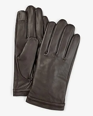 Brown Genuine Leather Gloves