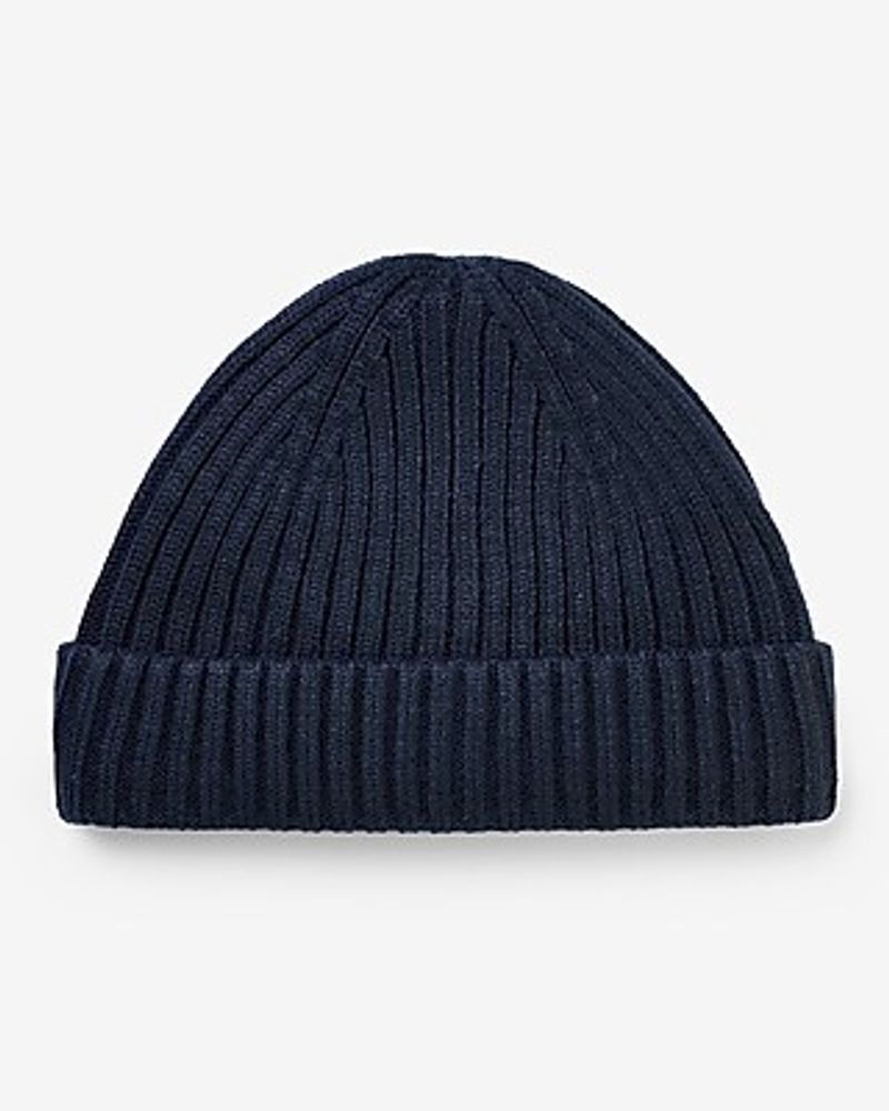Knit Watchcap Beanie Men's Blue