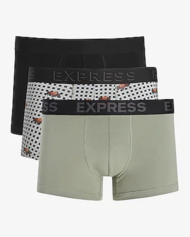 2 1/2" Cotton-Blend Trunks 3 Pack