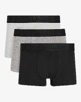 2 1/2" Moisture-Wicking Performance Trunks 3 Pack Black Men's XS