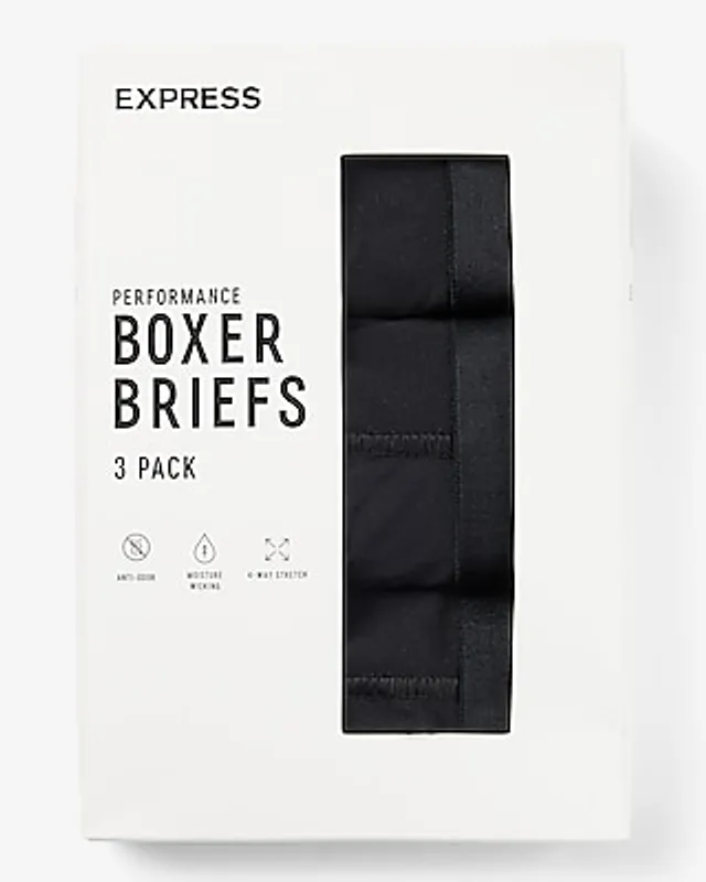 Express 5 1/2 Moisture-Wicking Performance Boxer Briefs 3 Pack