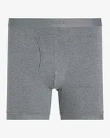 5 1/2" Cotton-Blend Boxer Briefs Gray Men's S