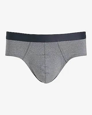 Big & Tall Performance Y-Cut Briefs Gray Men's XXL