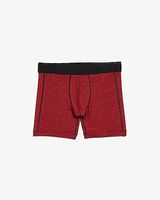 Big & Tall Ultra Soft Marled Performance Boxer Briefs Red Men's XXL