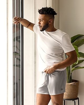 Big & Tall 4" Cooling Boxers Gray Men's XXL