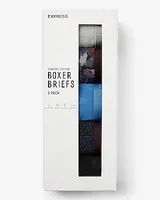 5 1/2" Cotton-Blend Boxer Briefs 5 Pack