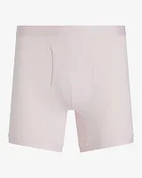 5 1/2" Cotton-Blend Boxer Briefs Pink Men's L