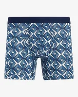 Blue X Print 5 1/2" Basic Boxer Briefs