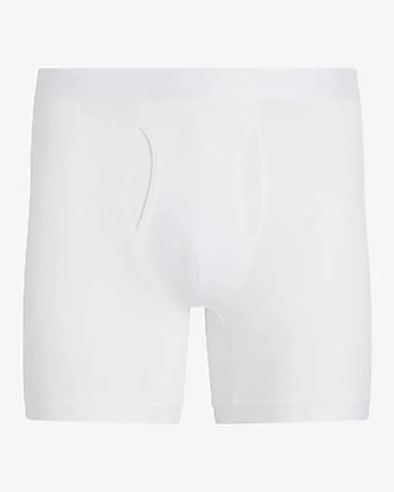 5 1/2" Cotton-Blend Boxer Briefs Men's