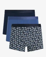 Big & Tall 2 1/2" Cotton-Blend Trunks 3 Pack Multi-Color Men's XXL