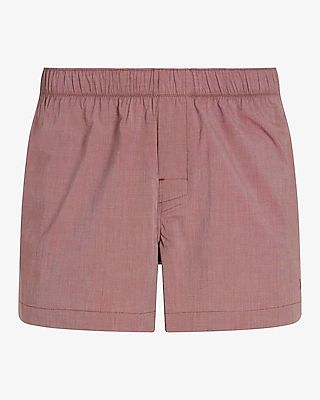 4" Woven Boxers Red Men's XS