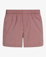 4" Woven Boxers Red Men's XS