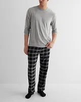 Plaid Flannel Pajama Set Multi-Color Men's