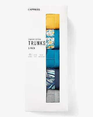 2 1/2" Cotton-Blend Trunks 5 Pack