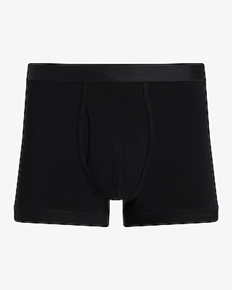 Big & Tall 2 1/2" Cashmere-Blend Trunks Black Men's XXL