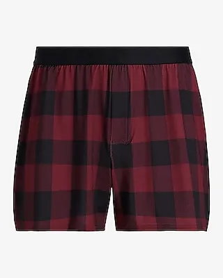 4" Moisture-Wicking Performance Boxers Red Men's