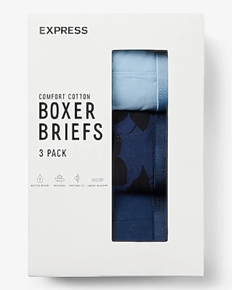 5 1/2" Cotton-Blend Boxer Briefs 3 Pack
