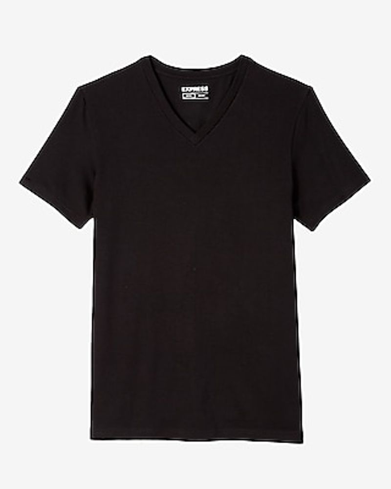 Slim Supersoft Moisture-Wicking V-Neck T-Shirt Men's