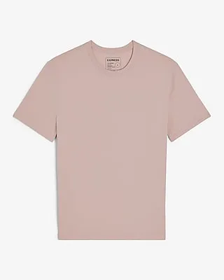 Supersoft Moisture-Wicking Crew Neck T-Shirt Pink Men's L Tall