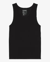 Crew Neck Supersoft Tank Top Black Men's